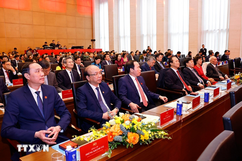 Đại biểu dự Lễ kỷ niệm. (Ảnh: Doãn Tấn/TTXVN)