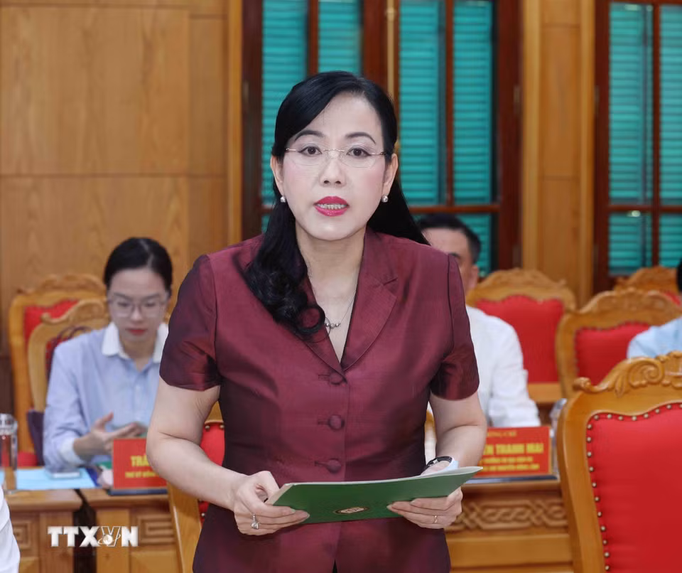 Đồng chí Nguyễn Thanh Hải, Ủy viên Trung ương Đảng, Chủ nhiệm Ủy ban Khoa học, Công nghệ và Môi trường của Quốc hội báo cáo tóm tắt kết quả kiểm tra. (Ảnh: Phương Hoa/TTXVN)