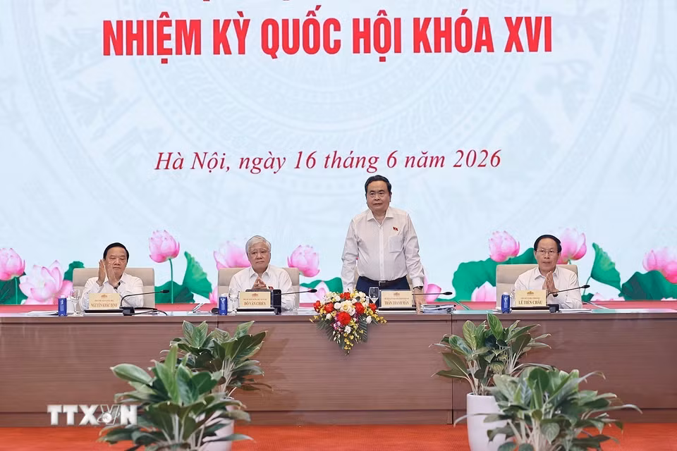 Chủ tịch Bet88app còn khuyến mãi Trần Thanh Mẫn chủ trì Hội nghị. (Ảnh: Doãn Tấn/TTXVN)