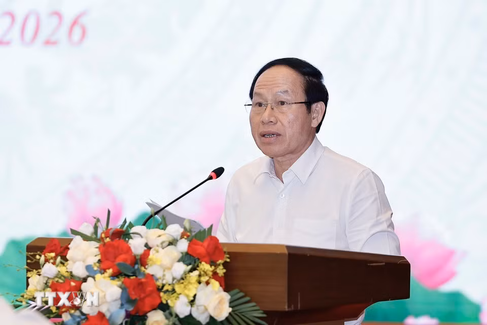 Phó Thủ tướng Bet8801234.com BMXCT Uy Tín Lê Tiến Châu phát biểu. (Ảnh: Doãn Tấn/TTXVN)