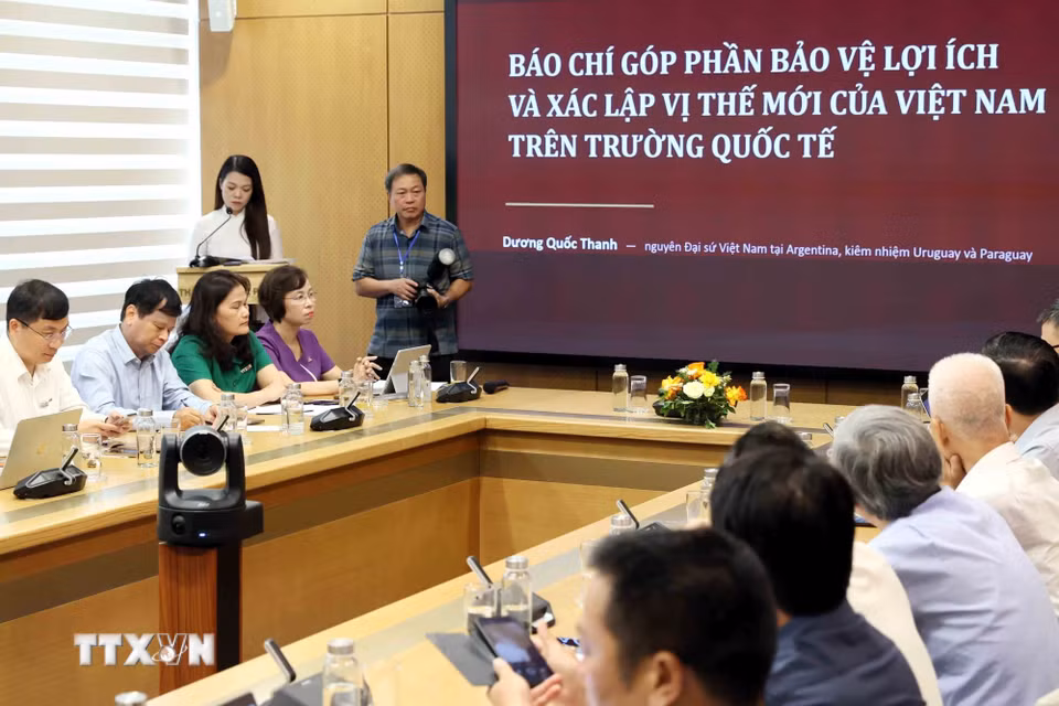 Các đại biểu tham dự tại phiên thảo luận. (Ảnh: An Đăng/TTXVN)