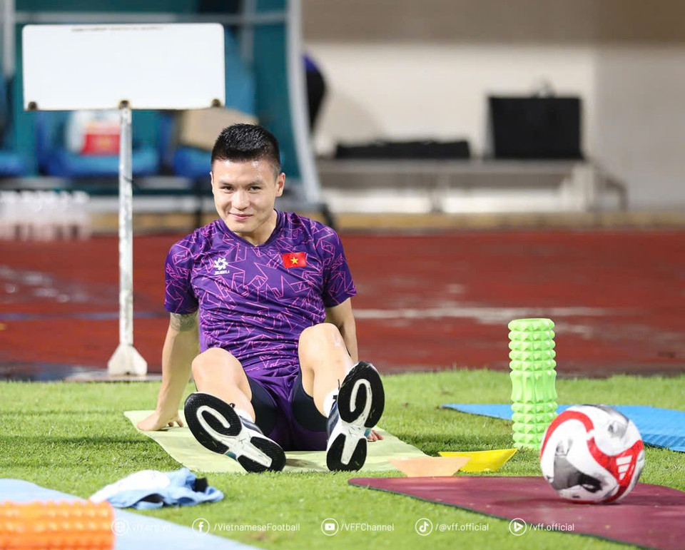 Nhà cầm quân người Hàn Quốc cũng ưu tiên cho các giải pháp giúp hồi phục thể lực tốt nhất cho các học trò. (Nguồn: VFF)