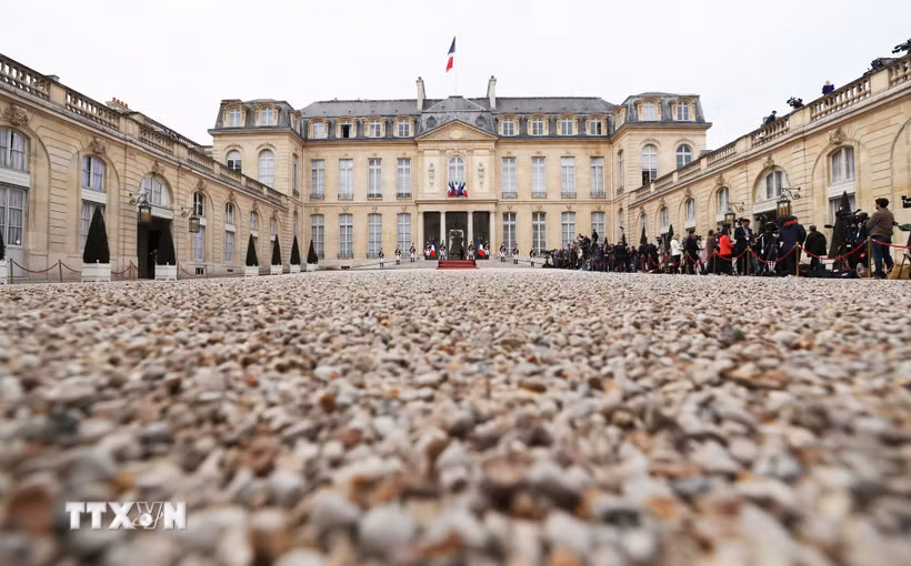 Điện Élysée ở Paris, Pháp. (Ảnh: THX/TTXVN)