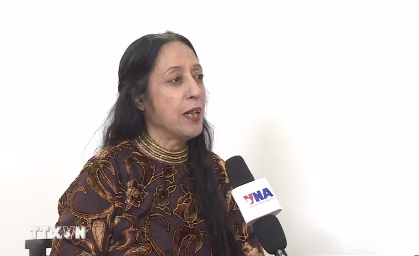 Giáo sư Reena Marwah. (Ảnh: Quang Trung/TTXVN)