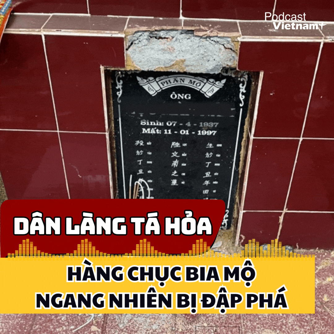 Tin nóng 19/2: Dân làng tá hỏa vì hàng chục bia mộ ngang nhiên bị đập phá