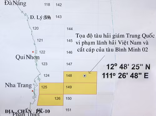 Tàu hải giám Trung Quốc vi phạm vùng biển VN ảnh 1