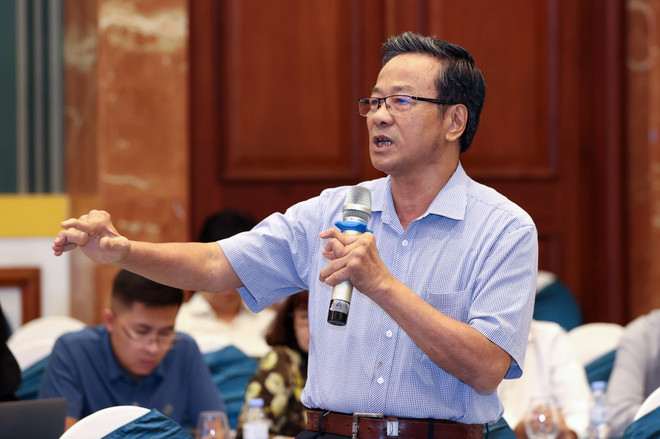 Phó giáo sư - Tiến sỹ Nguyễn Văn Dững - Nguyên Trưởng khoa Báo chí (Học viện Báo chí và Tuyên truyền). (Ảnh: PV/Vietnam+) Sửa đổi, bổ sung Luật Báo chí để phù hợp với thực tiễn cuộc sống ảnh 2