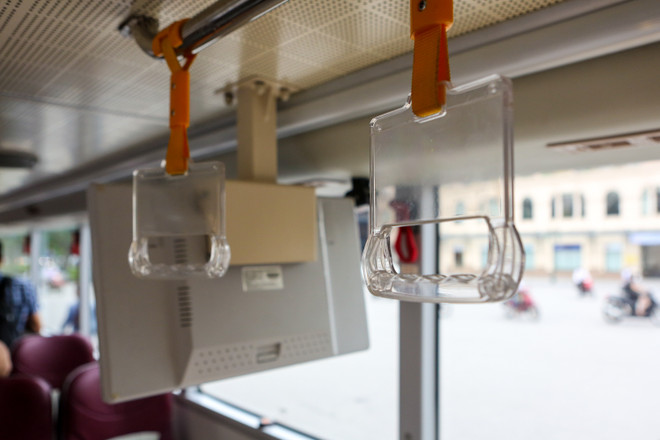 Cận cảnh xe buýt 2 tầng độc đáo phục vụ khách du lịch ở Hà Nội ảnh 11