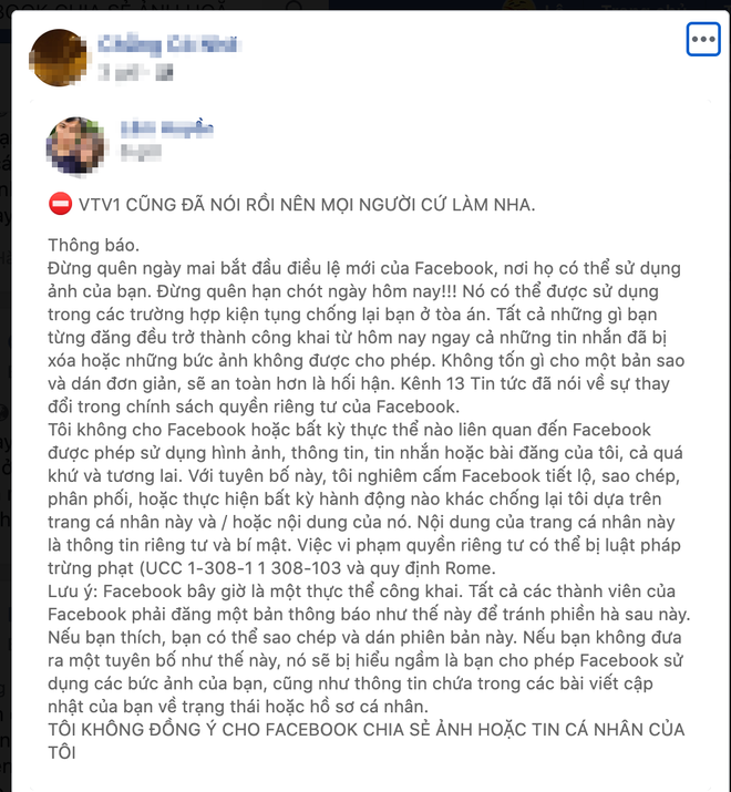 Cảnh báo người dùng Facebook lại mắc lừa trò đùa quyền riêng tư ảnh 2