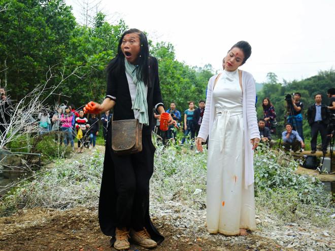 Nghệ sỹ Đào Anh Khánh 'hóa điên' trong Đáo Xuân Chín ảnh 5