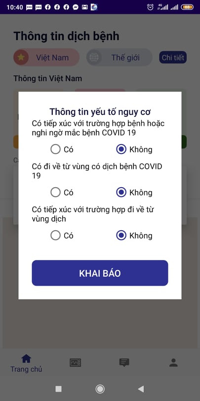Hướng dẫn khai báo y tế toàn dân qua điện thoại để phòng COVID-19 ảnh 7