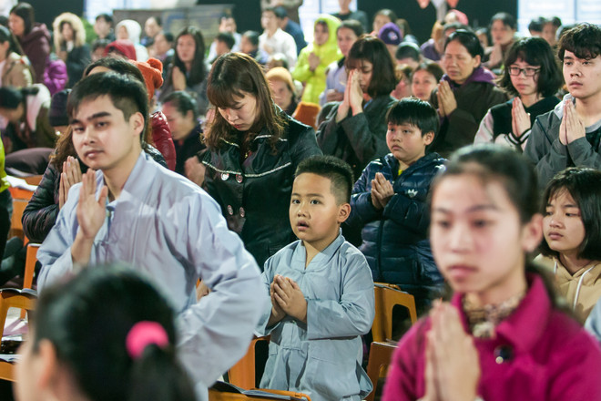 Hà Nam: Lễ cầu an đầu năm dành riêng cho giới trẻ tại chùa Ninh Tảo ảnh 13