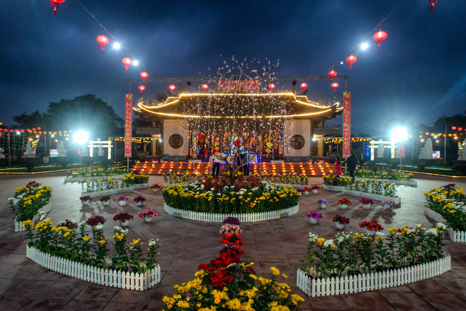 Hà Nam: Lễ cầu an đầu năm dành riêng cho giới trẻ tại chùa Ninh Tảo ảnh 4