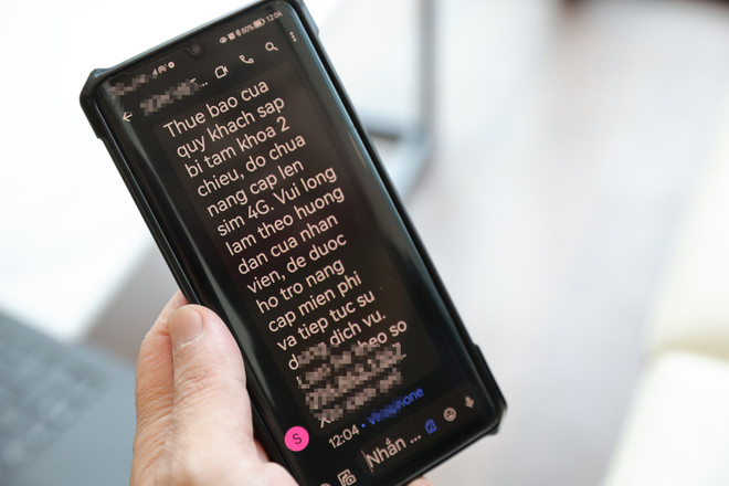 Cảnh báo lừa đảo 'khoá thuê bao' qua tin nhắn có thể tái xuất ảnh 1