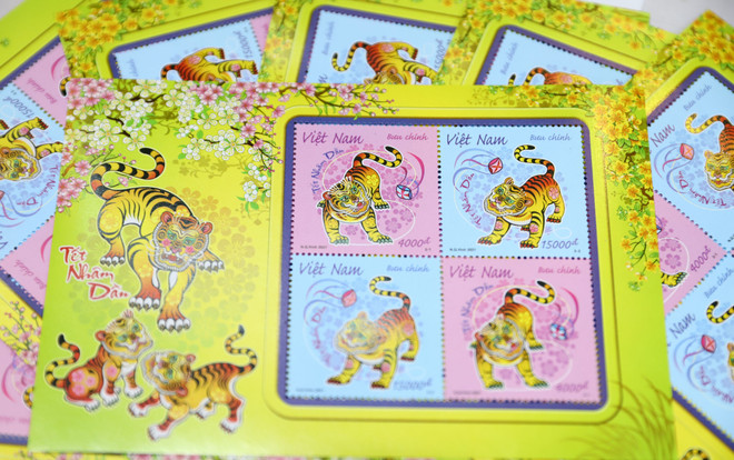 Phát hành bộ tem Tết Nhâm Dần 2022 với hình tượng con hổ đặc biệt ảnh 6
