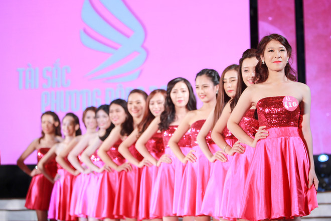 Nam thanh nữ tú trường Phương Đông rạng ngời đêm chung kết hoa khôi ảnh 1
