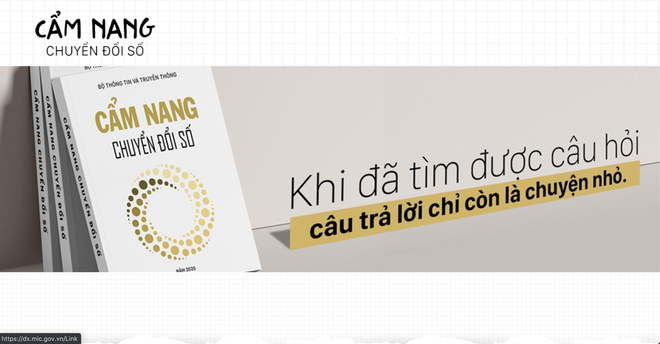 Bộ Thông tin và Truyền thông ra mắt cẩm nang chuyển đổi số ảnh 1