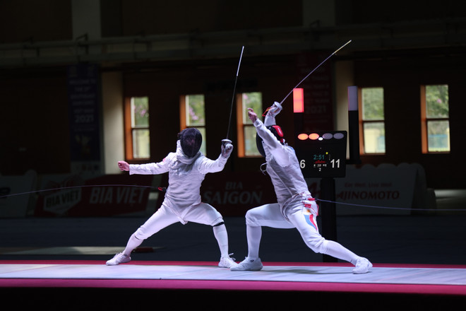 SEA Games 31: Tuyển đấu kiếm ngày thứ 3 liên tiếp giành HCV ảnh 2