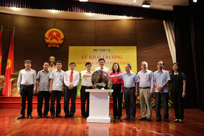 Chính thức khai trương Cổng thông tin điện tử Bộ Nội vụ ảnh 1