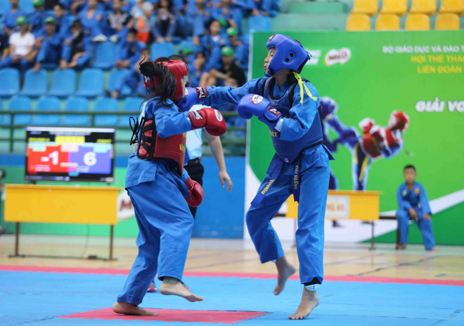 Đoạt 25 HCV, đoàn TP. Hồ Chí Minh xếp đầu Giải Vovinam học sinh 2018 ảnh 2