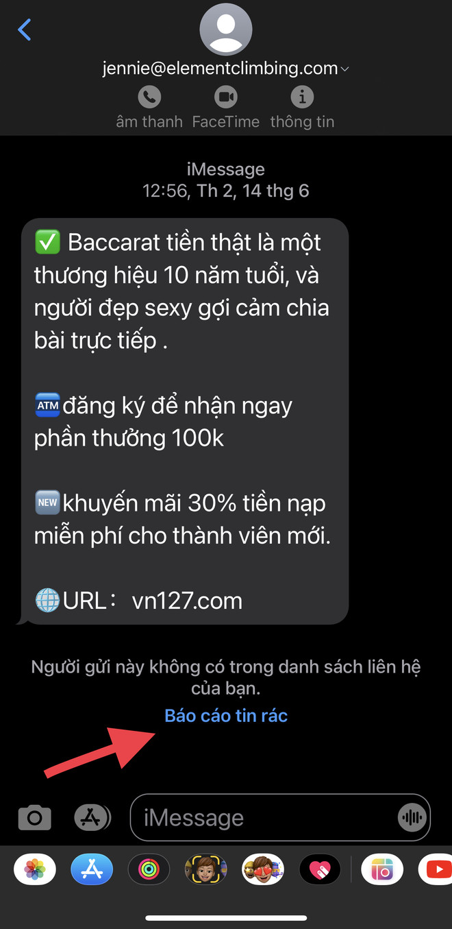 Các cách xử lý tin nhắn rác trên ứng dụng nhắn tin miễn phí của iPhone ảnh 5