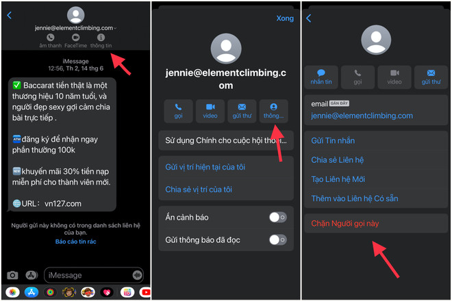 Các cách xử lý tin nhắn rác trên ứng dụng nhắn tin miễn phí của iPhone ảnh 3