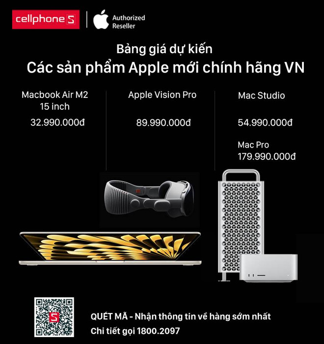 Kính Apple Vision Pro sẽ có giá lên tới 90 triệu đồng tại Việt Nam ảnh 2