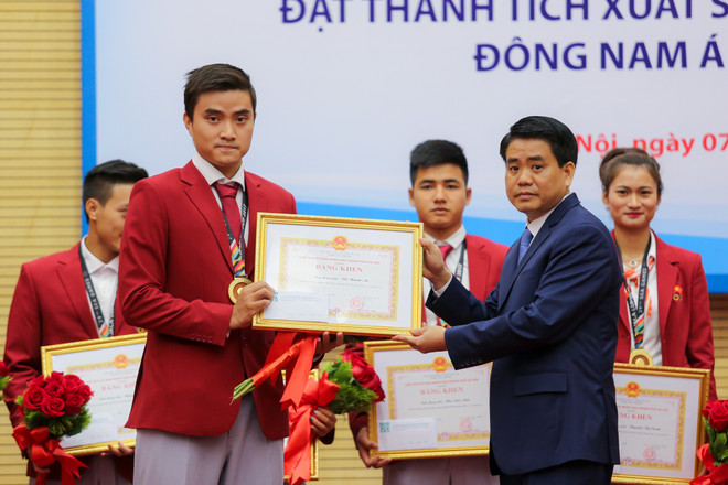 Hà Nội tuyên dương HLV, VĐV đạt thành tích tại SEA Games 29 ảnh 8