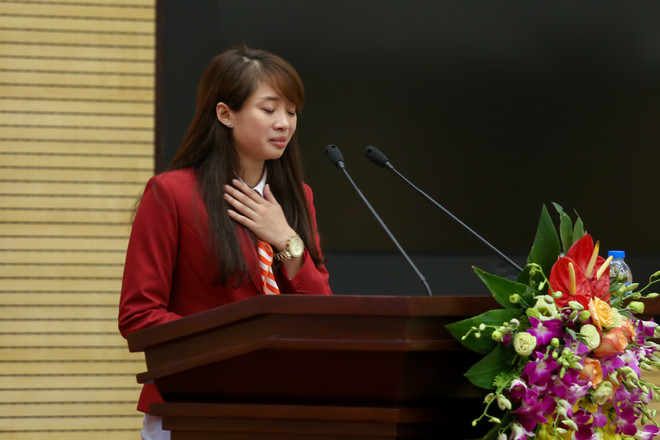 Nữ hoàng Wushu Thúy Vi bật khóc vì tuổi nghề vận động viên quá ngắn ảnh 1