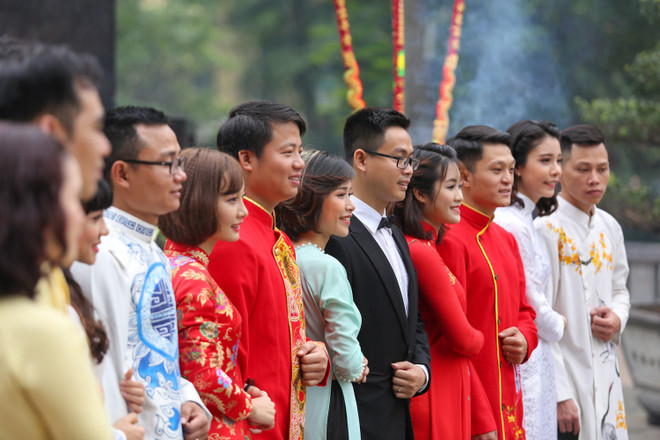 Xúc động đám cưới tập thể của 40 cặp đôi già và trẻ ở Thủ đô ảnh 5