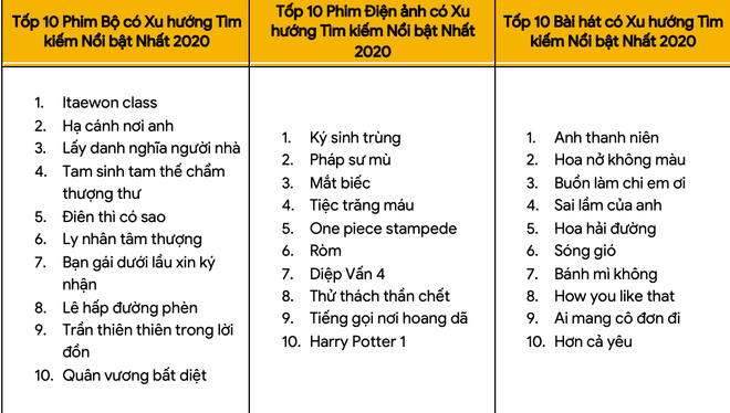 Google công bố xu hướng tìm kiếm nổi bật của người Việt Nam năm 2020 ảnh 5