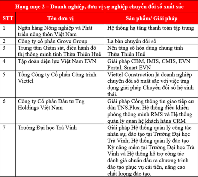Vinh danh 49 tổ chức, DN và sản phẩm chuyển đổi số xuất sắc nhất 2022 ảnh 5
