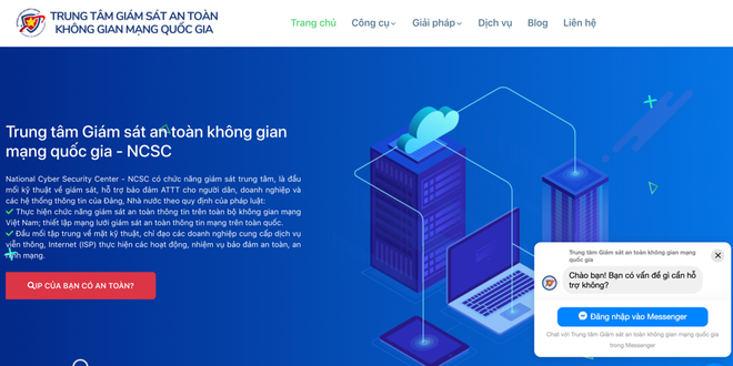 Công bố website hỗ trợ an toàn thông tin khi làm việc từ xa ảnh 1