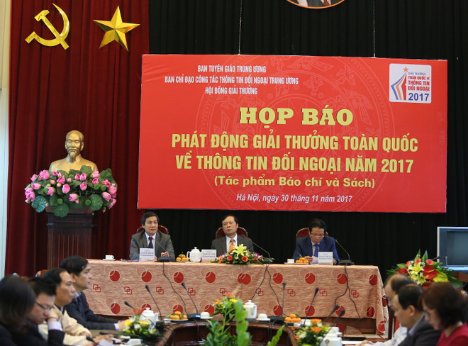 Phát động giải thưởng toàn quốc về thông tin đối ngoại năm 2017 ảnh 1