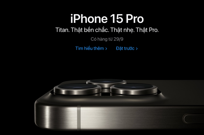 Người Việt bắt đầu được đặt hàng iPhone 15 chính hãng từ 22/9 ảnh 1
