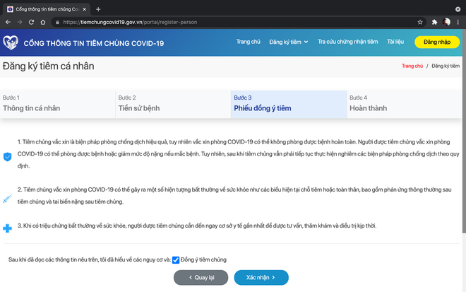 Cách đăng ký tiêm vaccine COVID-19 qua ứng dụng di động và máy tính ảnh 14