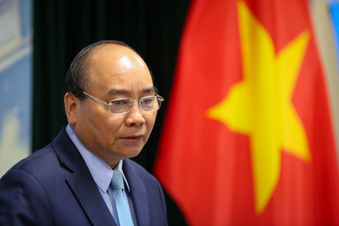 Thủ tướng Chính phủ Nguyễn Xuân Phúc đã hoan nghênh, đánh giá cao công tác chuẩn bị của Bộ Ngoại giao. (Ảnh: Minh Sơn/Vietnam+) Thủ tướng làm việc với Bộ Ngoại giao trước thềm thượng đỉnh Mỹ-Triều ảnh 1