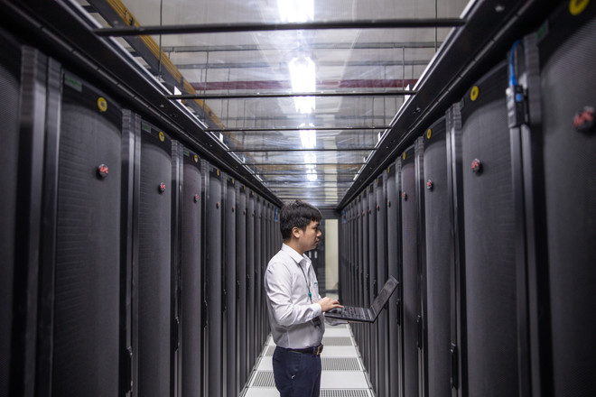 [Photo] Toàn cảnh trung tâm dữ liệu lớn nhất khu vực miền Bắc ảnh 14
