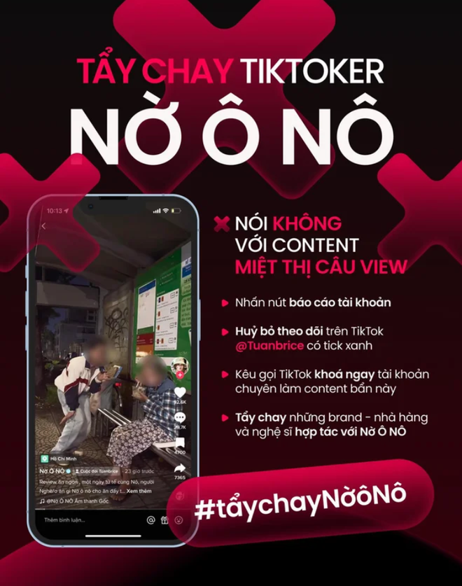 Tài khoản Nờ Ô Nô bị TikTok khóa vĩnh viễn vì vi phạm chính sách ảnh 2