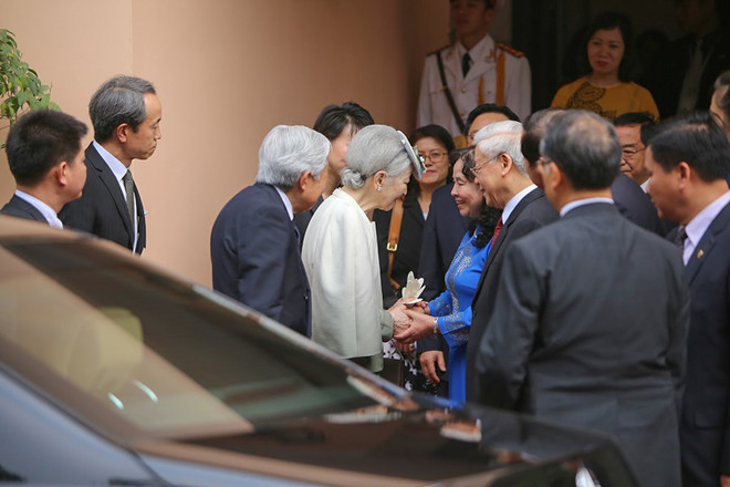 Nhật hoàng Akihito dự Tiệc trà cùng Tổng Bí thư Nguyễn Phú Trọng ảnh 4