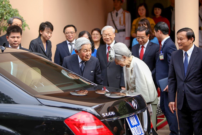 Nhật hoàng Akihito dự Tiệc trà cùng Tổng Bí thư Nguyễn Phú Trọng ảnh 7