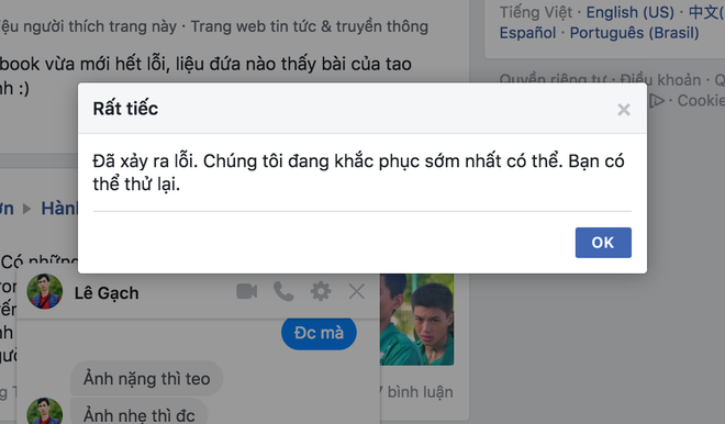 Người dùng than trời vì Facebook không gửi được ảnh qua Messenger ảnh 3