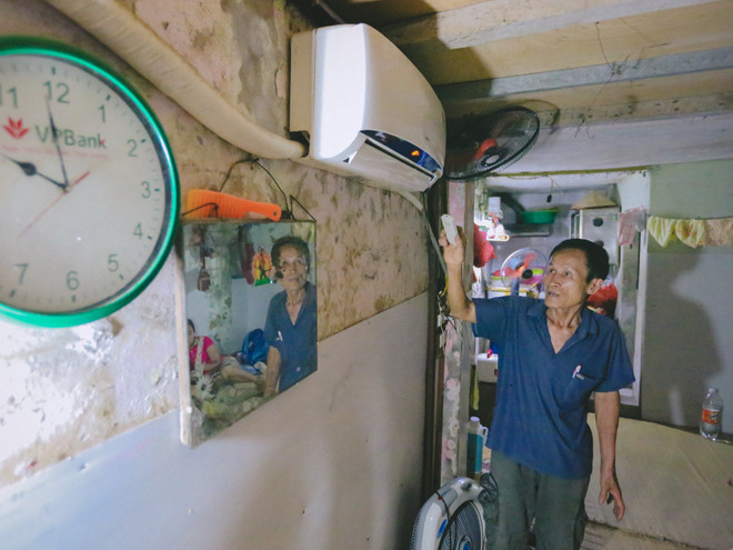 Hà Nội: Ông già "khùng" cho thuê nhà trọ điều hòa giá 15.000 đồng ảnh 8