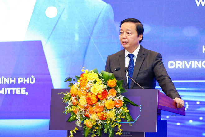 Phó Thủ tướng Chính phủ Trần Hồng Hà phát biểu tại Diễn đàn. (Ảnh: Minh Sơn/Vietnam+) Địa phương cần 'cởi mở' để thúc đẩy liên kết vùng trong dữ liệu số ảnh 2