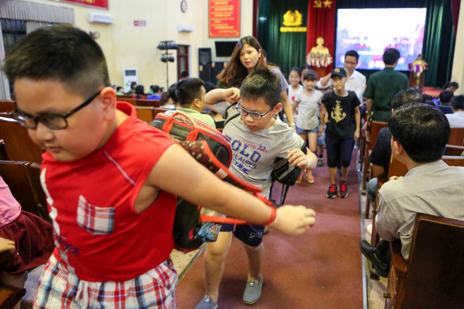 "Tân binh nhí" háo háo hức xuất quân đi Trại Hè lính cứu hoả ảnh 6