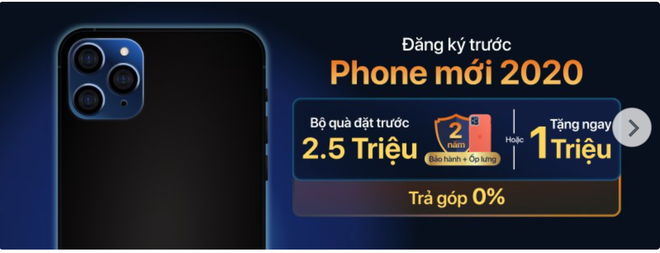 Nhiều đại lý phân phối iPhone 12 chính hãng tại Việt Nam đã cho người dùng đặt cọc. (Ảnh chụp màn hình) iPhone 12 chính hãng tại Việt Nam sẽ có giá từ 21,99 triệu đồng ảnh 1