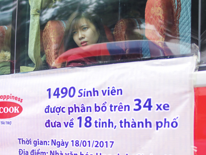 Gần 1.500 sinh viên háo hức với chuyến xe miễn phí về quê ăn Tết ảnh 11