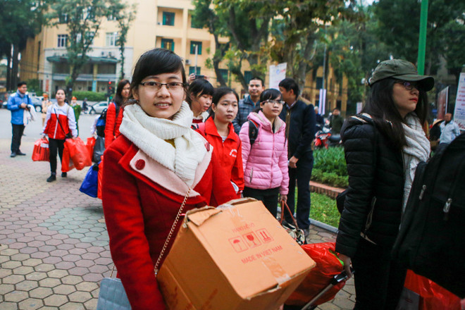 Gần 1.500 sinh viên háo hức với chuyến xe miễn phí về quê ăn Tết ảnh 13