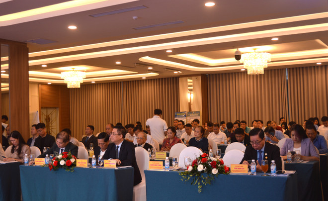 Toàn cảnh Hội nghị thường niên và Hội thảo 'Giải pháp thực thi chính sách cho doanh nghiệp khoa học và công nghệ.' (Ảnh: PV/Vietnam+) "Gỡ nút thắt" cho doanh nghiệp khoa học công nghệ phát triển ảnh 1