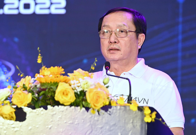 Bộ trưởng Huỳnh Thành Đạt phát biểu tại sự kiện. (Ảnh: PV/Vietnam+) Khai mạc sự kiện AI4VN: AI phục hồi kinh tế, định hình tương lai ảnh 2